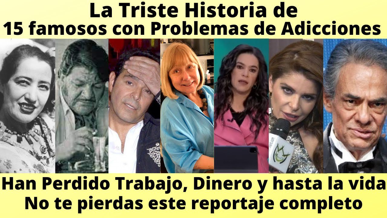 Cómo las adicciones han afectado la salud de celebridades hispanoamericanas