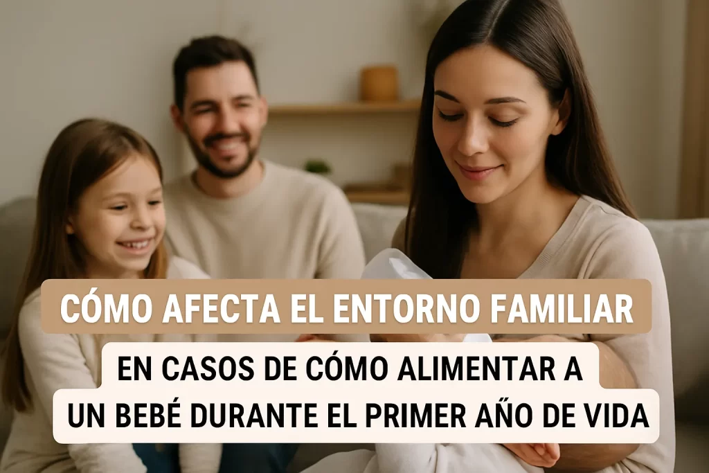 cómo afecta el entorno familiar en casos de Cómo alimentar a un bebé durante el primer año de vida