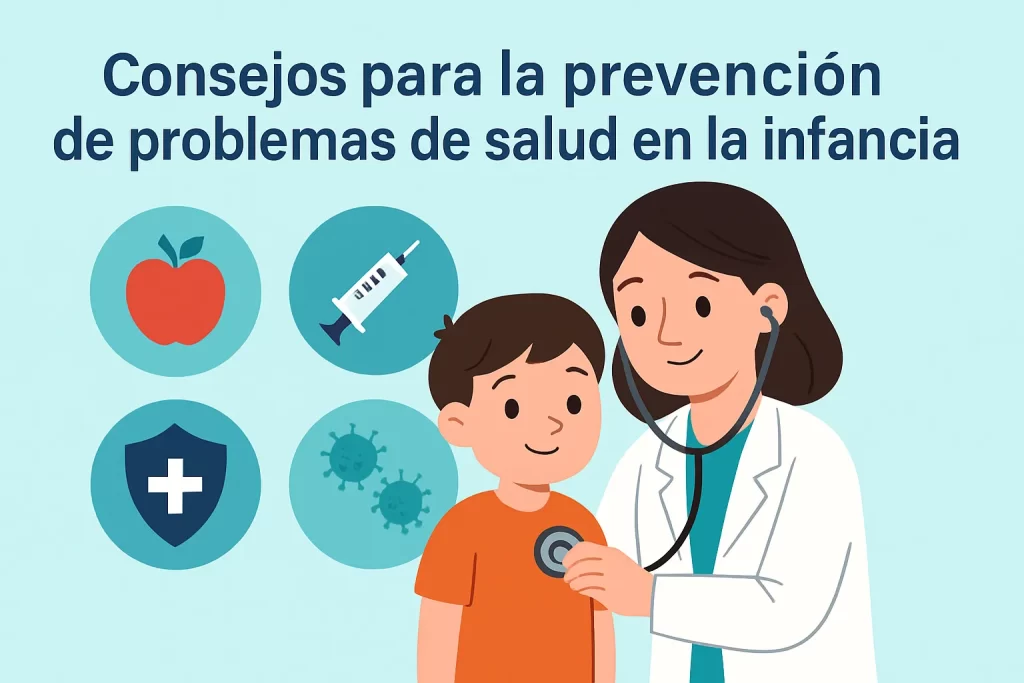 Consejos para la prevención de problemas de salud en la infancia
