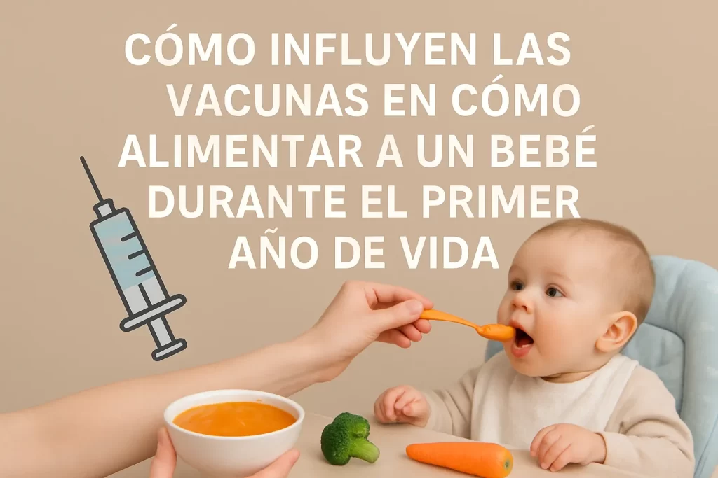 cómo influyen las vacunas en Cómo alimentar a un bebé durante el primer año de vida