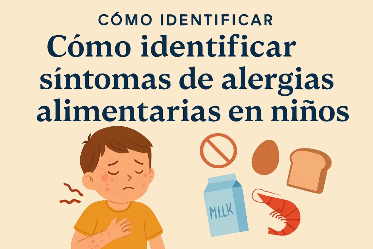 cómo prevenir Cómo identificar síntomas de alergias alimentarias en niños