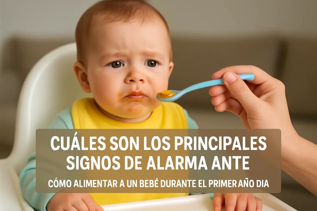 cuáles son los principales signos de alarma ante Cómo alimentar a un bebé durante el primer año de vida