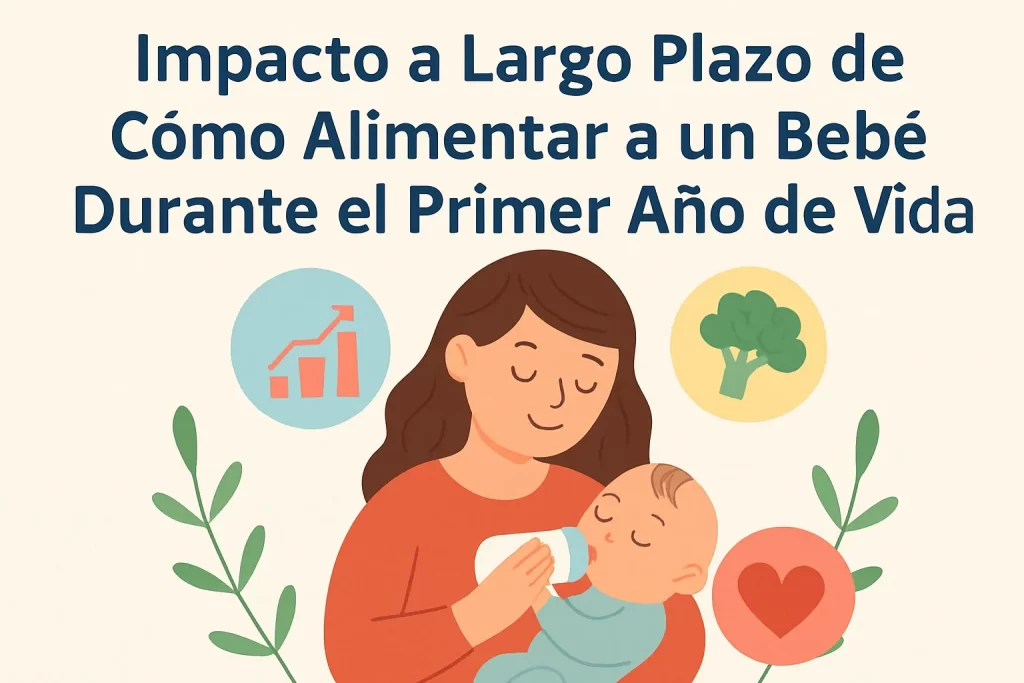 impacto a largo plazo de Cómo alimentar a un bebé durante el primer año de vida
