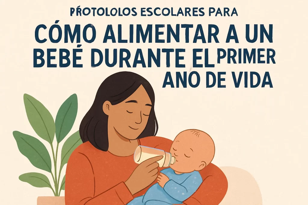 protocolos escolares para Cómo alimentar a un bebé durante el primer año de vida