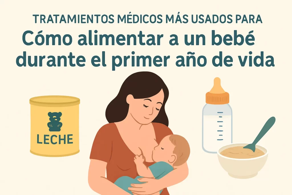 tratamientos médicos más usados para Cómo alimentar a un bebé durante el primer año de vida