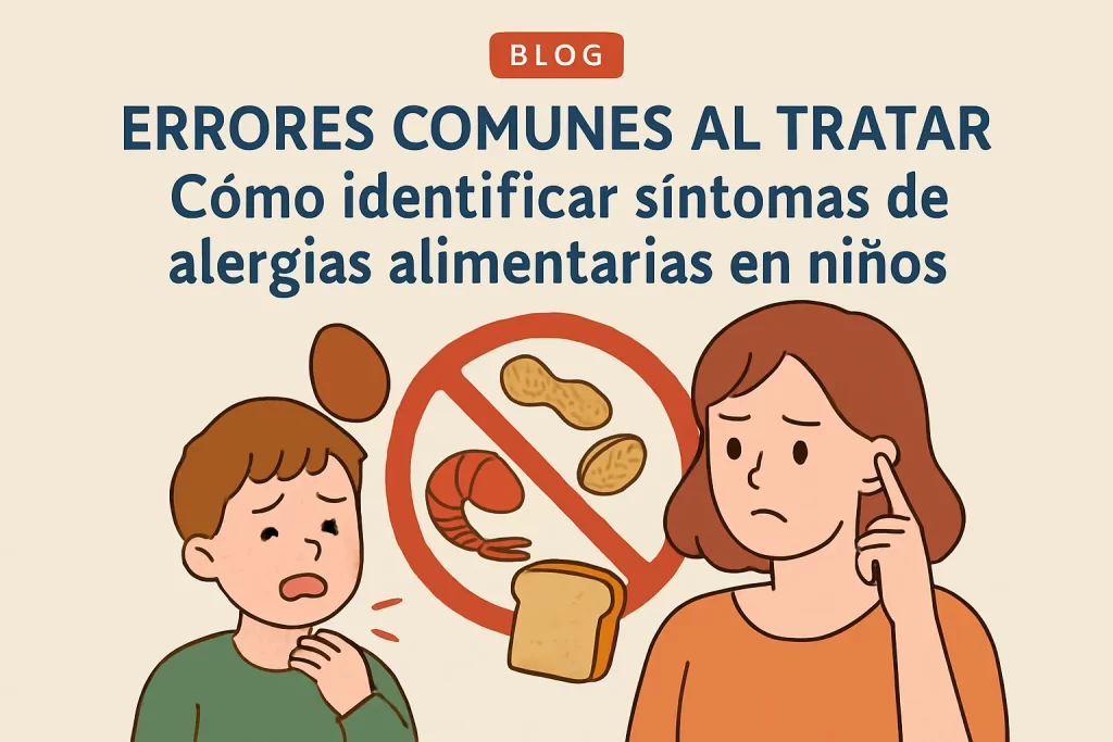 errores comunes al tratar Cómo identificar síntomas de alergias alimentarias en niños