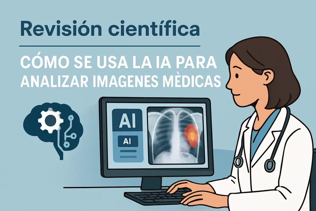 revisión científica de Cómo se usa la IA para analizar imágenes médicas