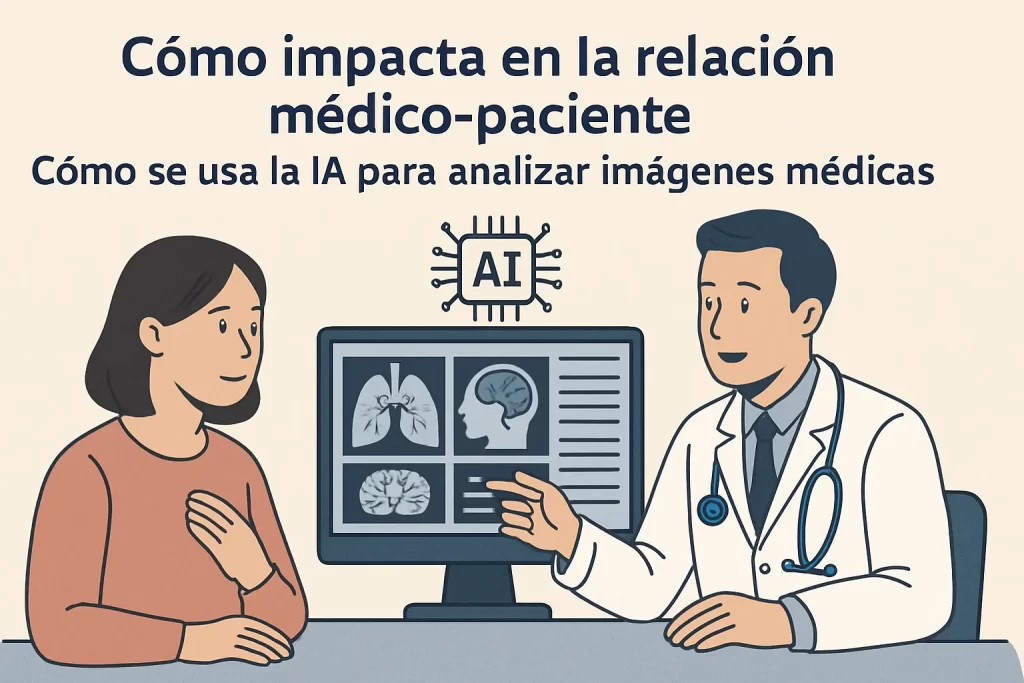 cómo impacta en la relación médico-paciente Cómo se usa la IA para analizar imágenes médicas