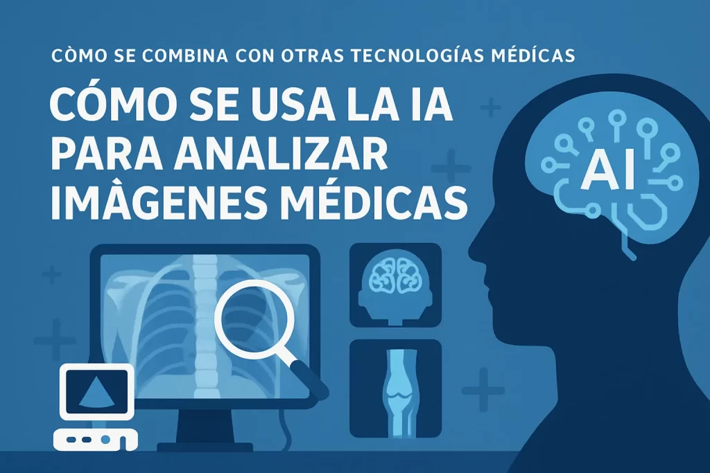 cómo se combina con otras tecnologías médicas Cómo se usa la IA para analizar imágenes médicas