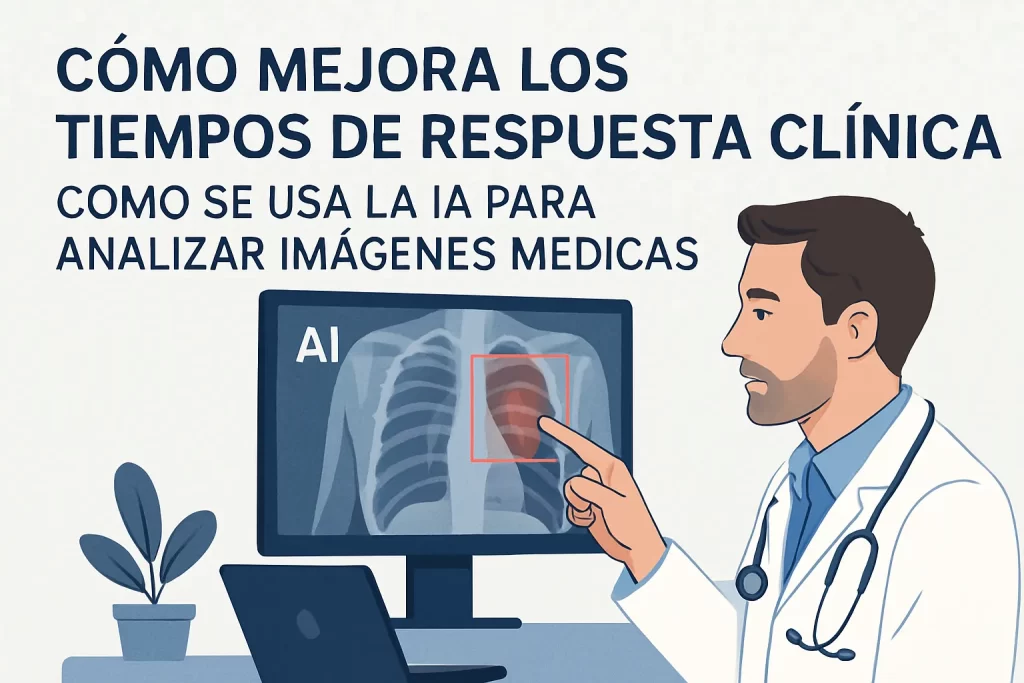 cómo mejora los tiempos de respuesta clínica Cómo se usa la IA para analizar imágenes médicas