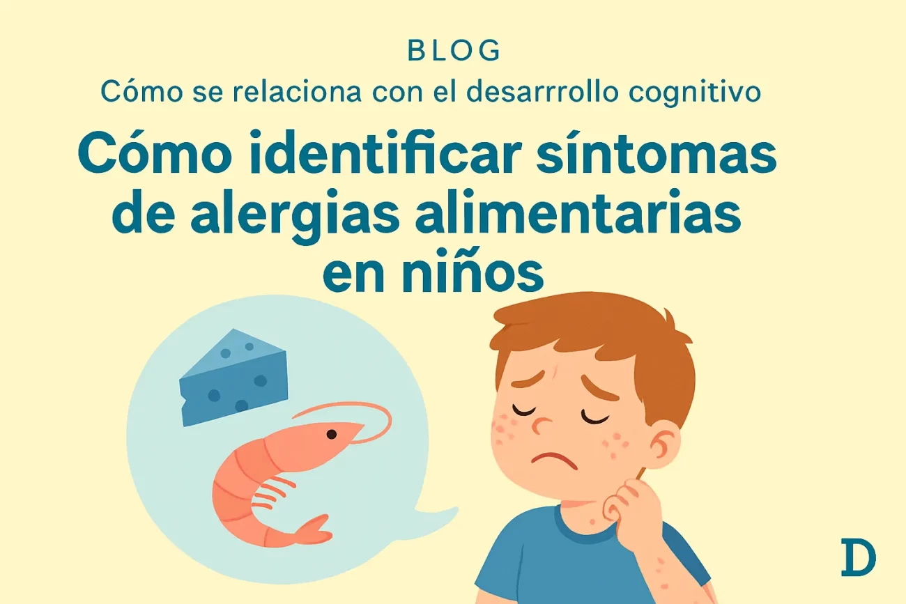 cómo se relaciona con el desarrollo cognitivo Cómo identificar síntomas de alergias alimentarias en niños