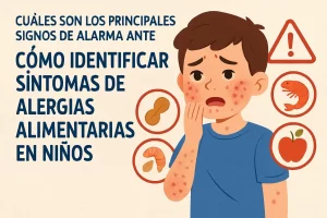 cuáles son los principales signos de alarma ante Cómo identificar síntomas de alergias alimentarias en niños