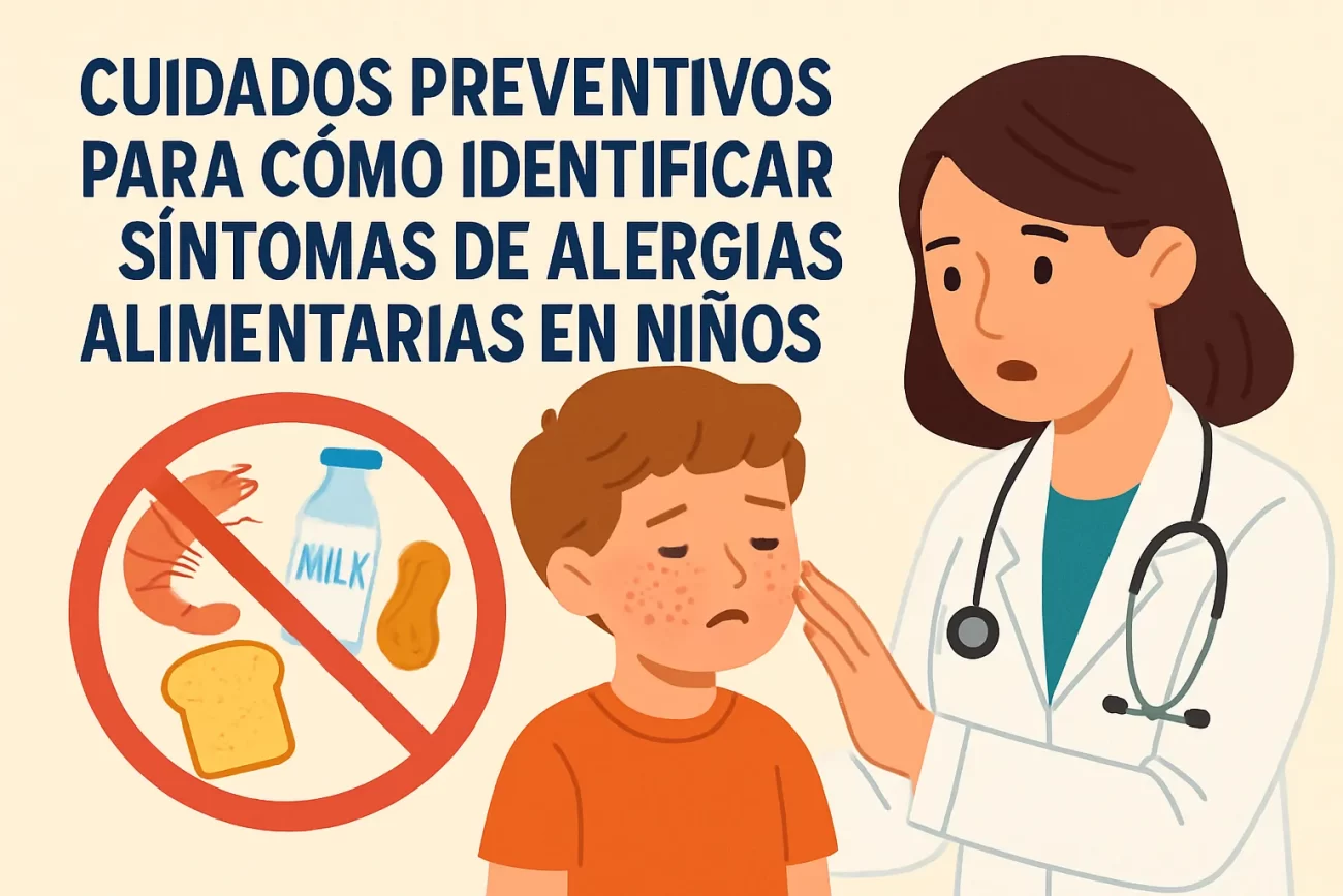 cuidados preventivos para Cómo identificar síntomas de alergias alimentarias en niños