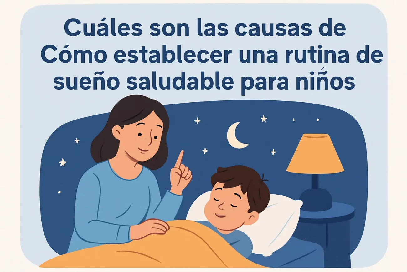 cuales-son-las-causas-de-Como-establecer-una-rutina-de-sueno-saludable-para-ninos - i-Healthcare cuáles son las causas de Cómo establecer una rutina de sueño saludable para niños