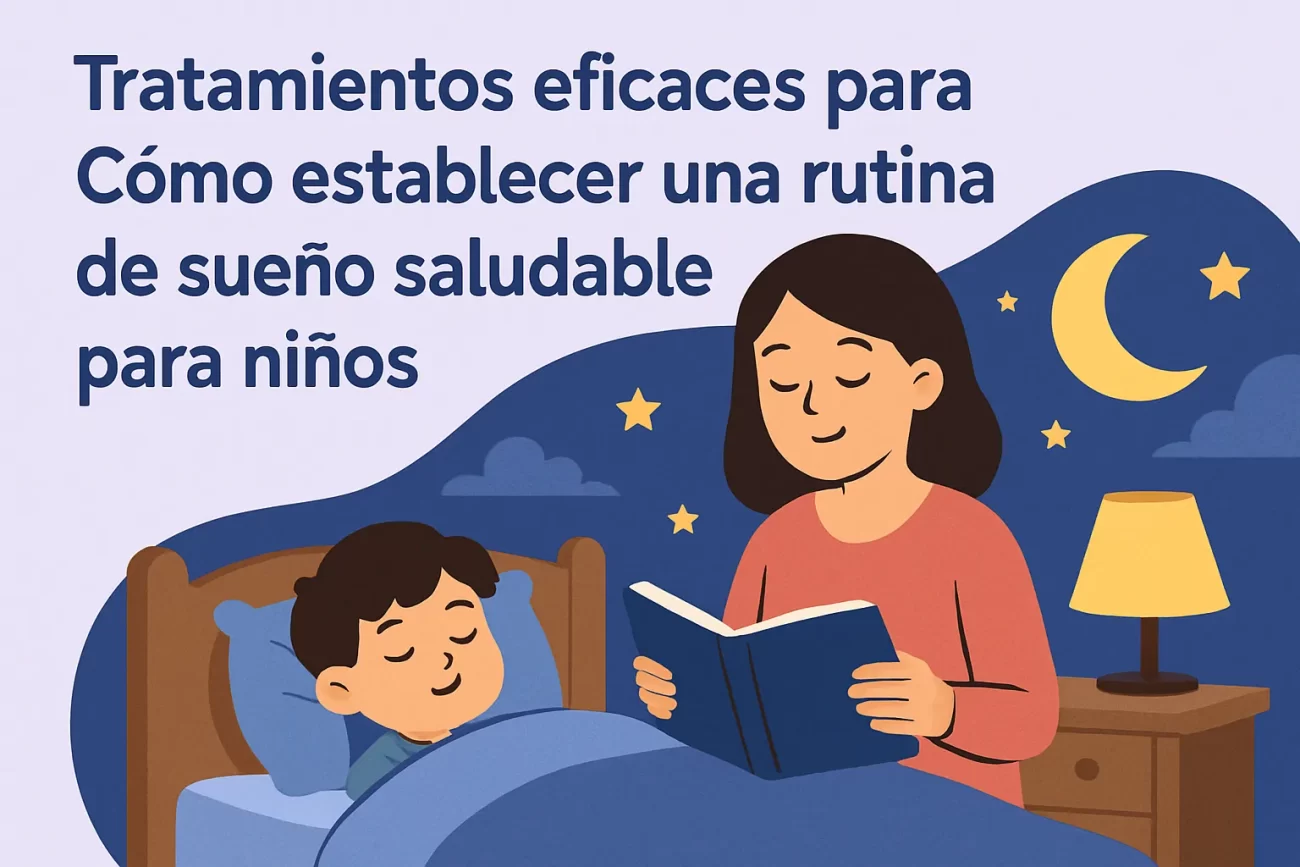 tratamientos eficaces para Cómo establecer una rutina de sueño saludable para niños
