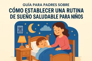 guía para padres sobre Cómo establecer una rutina de sueño saludable para niños