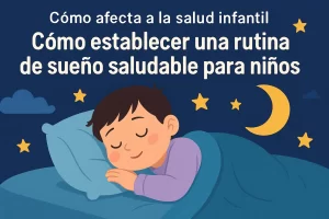 cómo afecta a la salud infantil Cómo establecer una rutina de sueño saludable para niños