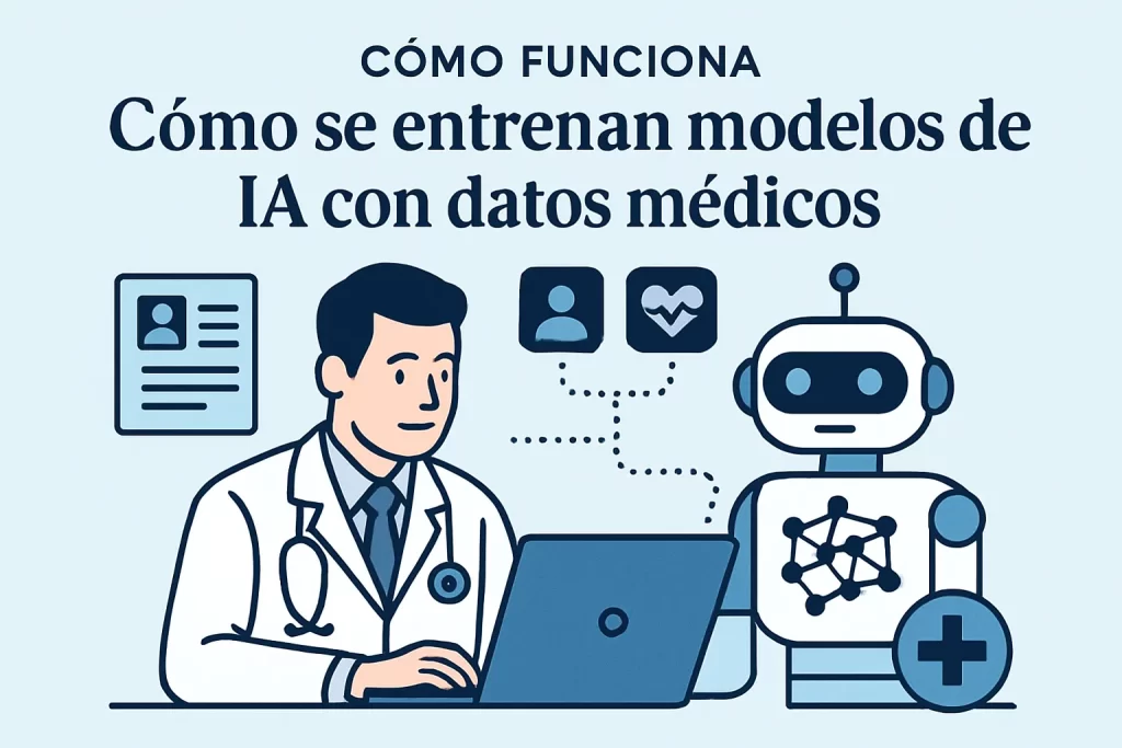cómo funciona Cómo se entrenan modelos de IA con datos médicos