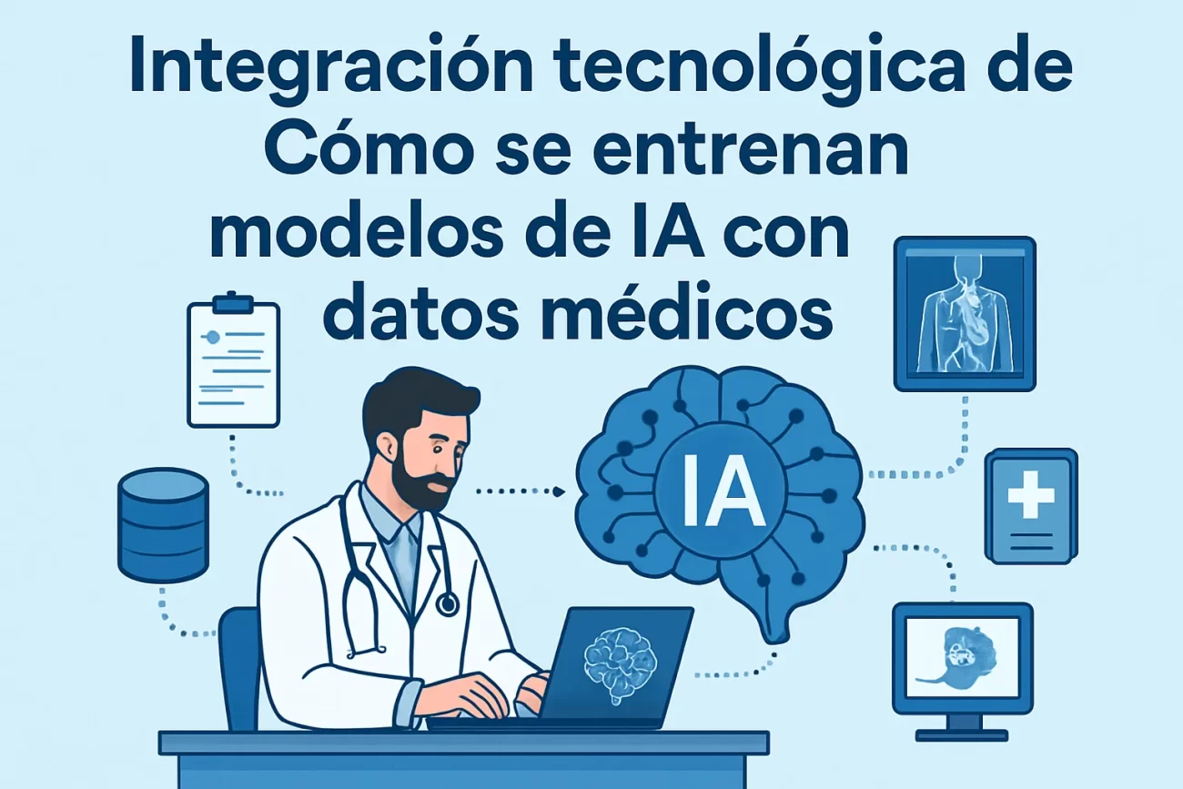 integracion-tecnologica-de-Como-se-entrenan-modelos-de-IA-con-datos-medicos - i-Healthcare integración tecnológica de Cómo se entrenan modelos de IA con datos médicos