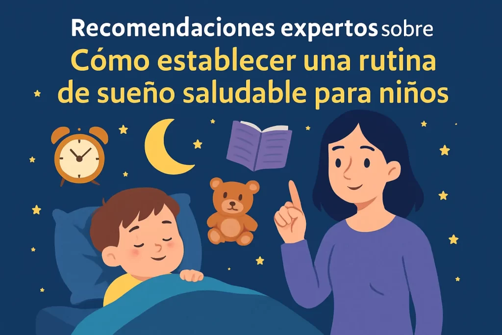 recomendaciones de expertos sobre Cómo establecer una rutina de sueño saludable para niños