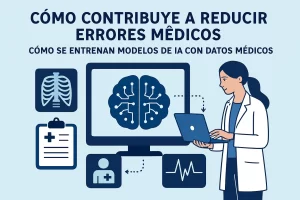 cómo contribuye a reducir errores médicos Cómo se entrenan modelos de IA con datos médicos