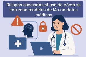 riesgos-asociados-al-uso-de-Como-se-entrenan-modelos-de-IA-con-datos-medicos - i-Healthcare riesgos asociados al uso de Cómo se entrenan modelos de IA con datos médicos