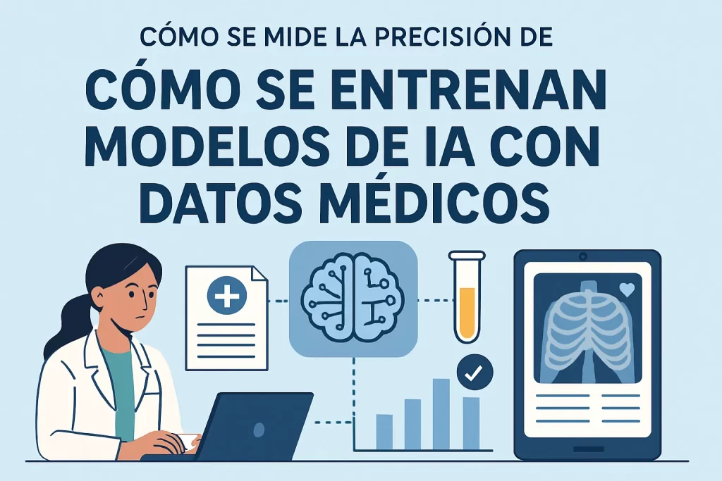 cómo se mide la precisión de Cómo se entrenan modelos de IA con datos médicos