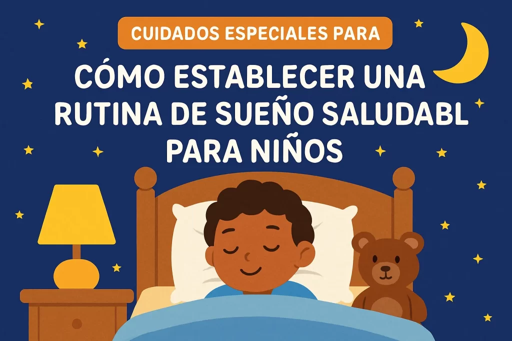 cuidados especiales para Cómo establecer una rutina de sueño saludable para niños