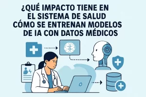 qué impacto tiene en el sistema de salud Cómo se entrenan modelos de IA con datos médicos