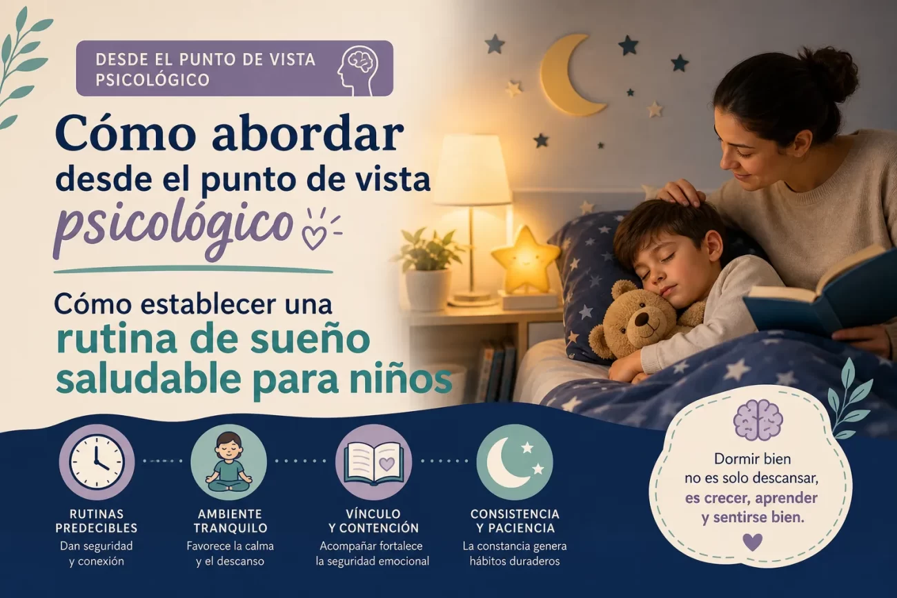 como-abordar-desde-el-punto-de-vista-psicologico-Como-establecer-una-rutina-de-sueno-saludable-para-ninos - i-Healthcare cómo abordar desde el punto de vista psicológico Cómo establecer una rutina de sueño saludable para niños
