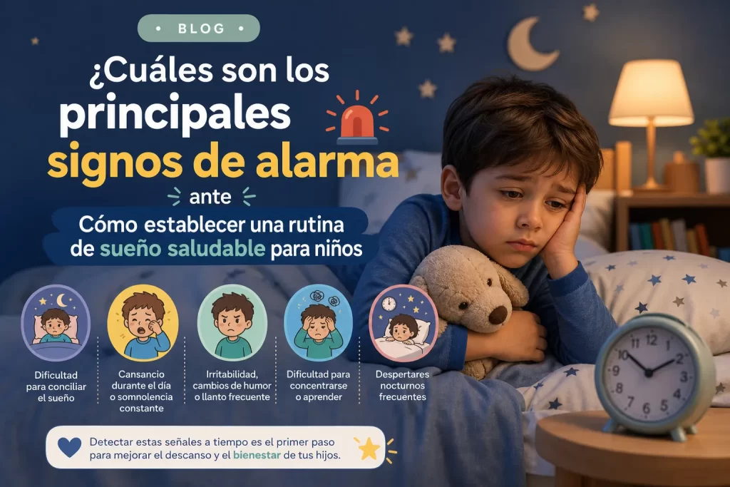 cuáles son los principales signos de alarma ante Cómo establecer una rutina de sueño saludable para niños
