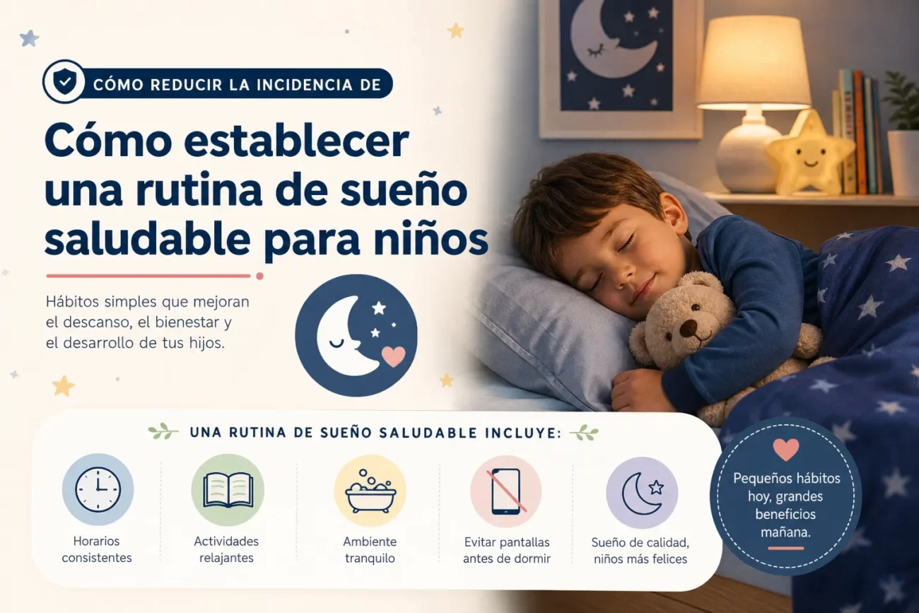 como-reducir-la-incidencia-de-Como-establecer-una-rutina-de-sueno-saludable-para-ninos - i-Healthcare cómo reducir la incidencia de Cómo establecer una rutina de sueño saludable para niños